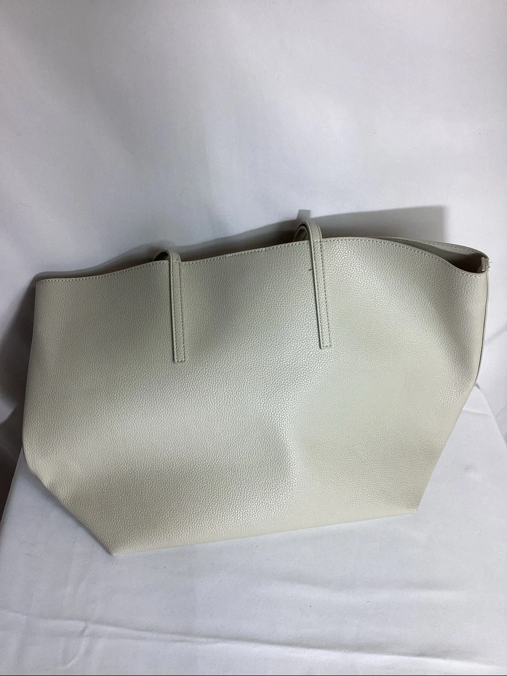 NWOT MANGO Large Tote Bag in Beige - Picture 7 of 11